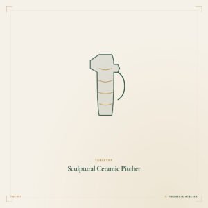 Sculptural Ceramic Pitcher